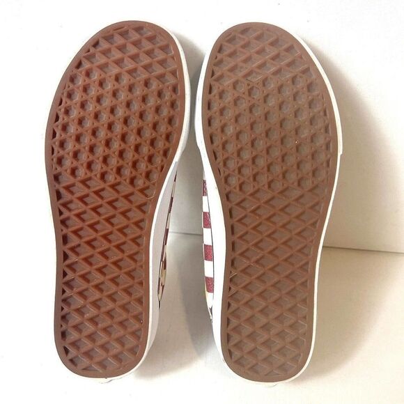 Vans Sneaker Skate Shoe Womens 6 Multicolor Glitter Plaid Canvas Men 4.5 Slip On - Picture 10 of 10